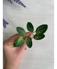 Підкладка з листочками зелена МАЛЕНЬКА , 1 шт