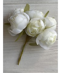 Півонії  закриті № 2  ,  айворі Упаковка 36 шт Гурт 